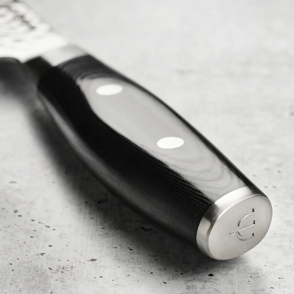 Ніж Кірітсуке 200 мм дамаська сталь, серія TSUCHIMON Yaxell 36734ВП - Фото 3 Ніж Кірітсуке 200 мм дамаська сталь, серія TSUCHIMON Yaxell 36734ВП