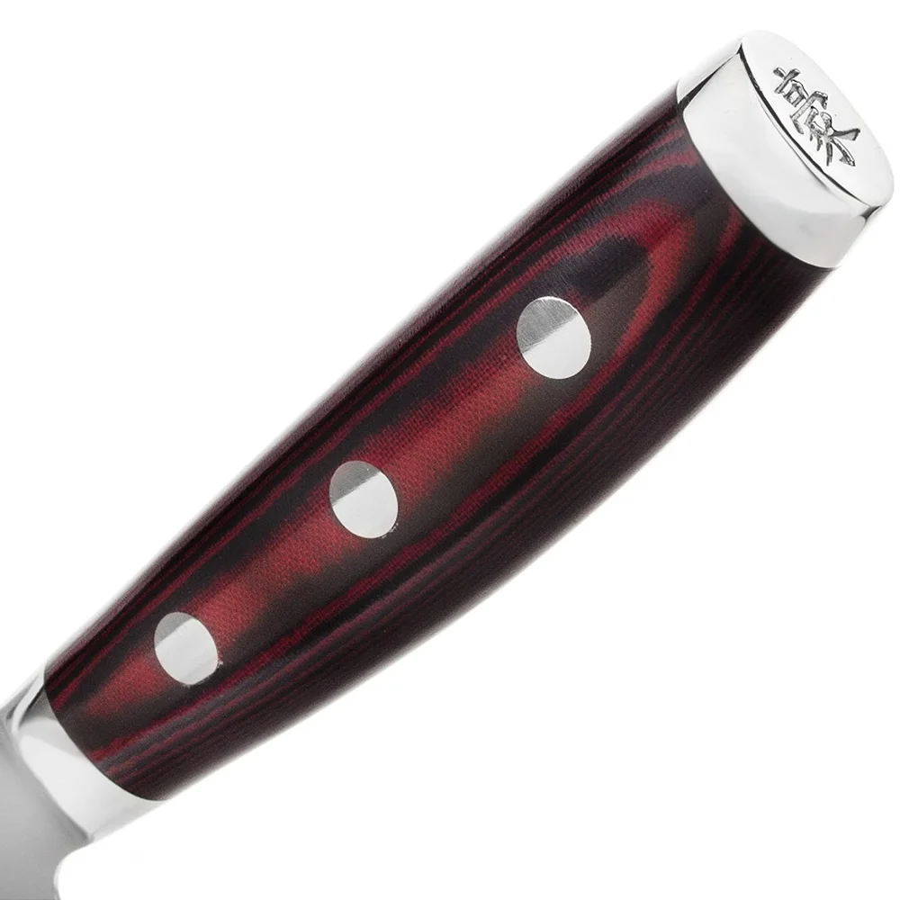 Набір ножів з 3-х предметів, дамаська сталь, серія SUPER GOU Yaxell 37100-003 - Фото 4 Набір ножів з 3-х предметів, дамаська сталь, серія SUPER GOU Yaxell 37100-003