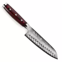 Ніж Сантоку 165 мм дамаська сталь, серія SUPER GOU Yaxell 37101GВП