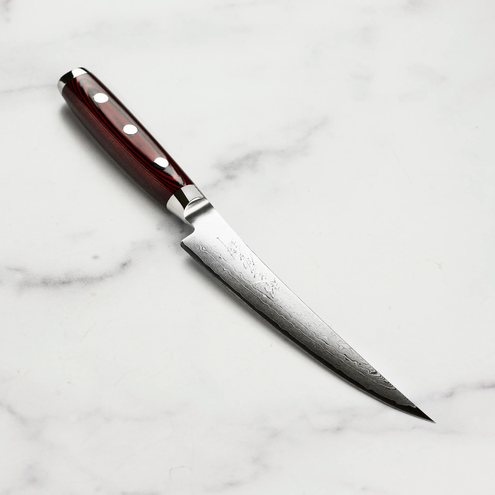 Ніж обробний вигнутий 150 мм серія SUPER GOU Yaxell 37136 - Фото 3 Ніж обробний вигнутий 150 мм серія SUPER GOU Yaxell 37136