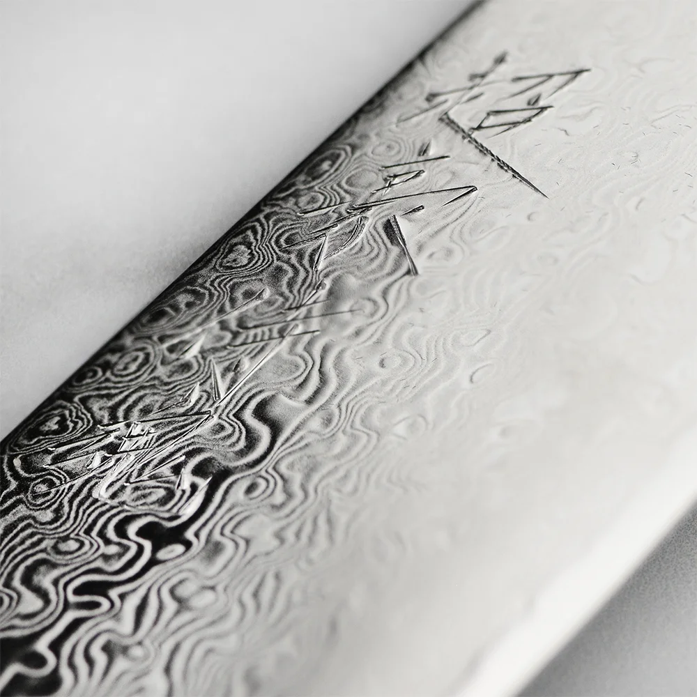 Ніж Кірітсуке 200 мм дамаська сталь, серія SUPER GOU YPSILON Yaxell 37234 - Фото 2 Ніж Кірітсуке 200 мм дамаська сталь, серія SUPER GOU YPSILON Yaxell 37234