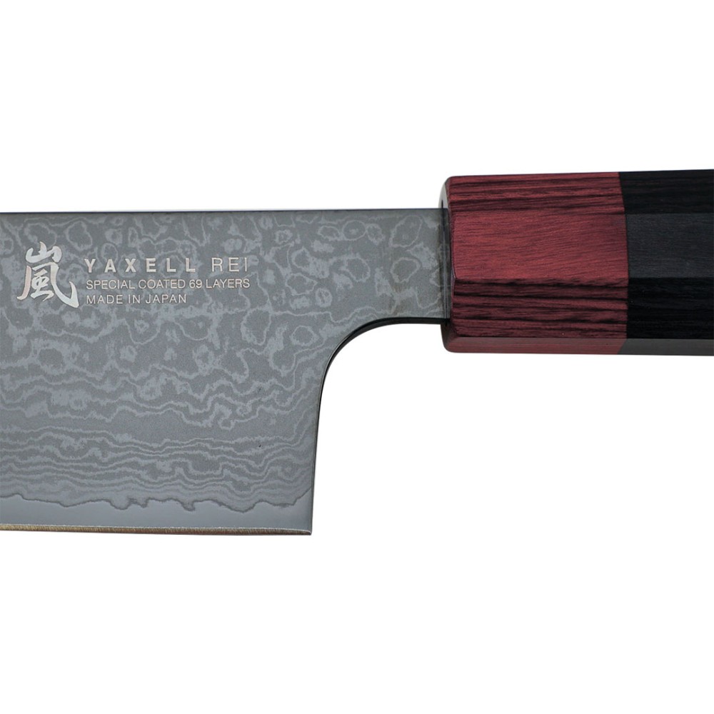 Кухарський шеф-ніж, дамаська сталь, серія REI Yaxell 37400 - Фото 3 Кухарський шеф-ніж, дамаська сталь, серія REI Yaxell 37400