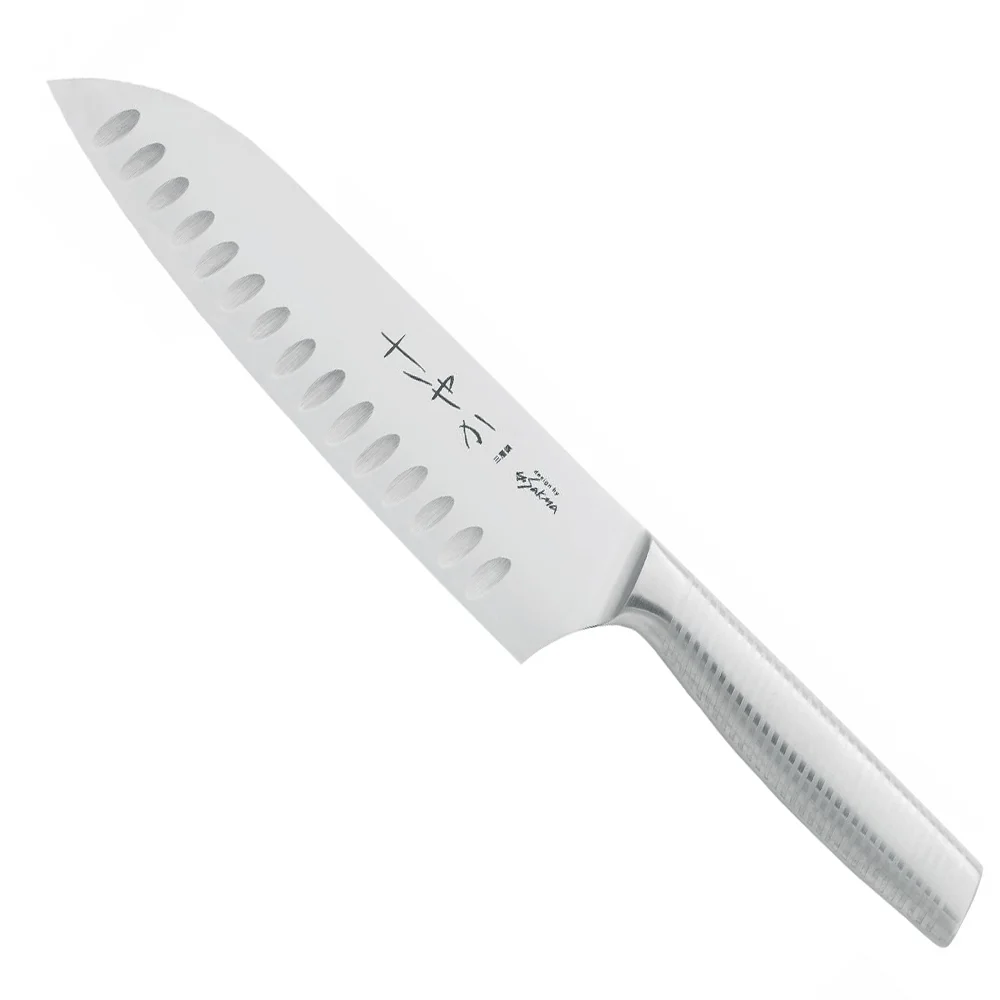 Ніж Сантоку 180 мм дамаська сталь, серія SAYAKA Yaxell S-1GВП - Фото 1 Ніж Сантоку 180 мм дамаська сталь, серія SAYAKA Yaxell S-1GВП